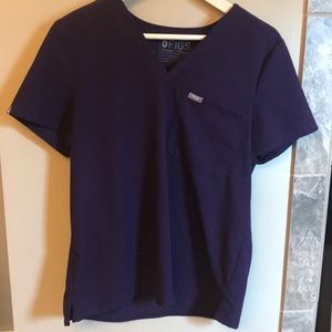 Purple Figs scrub top